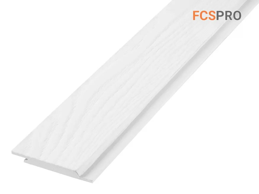 Фиброцементный сайдинг FCSPRO Click Shtil F01 (Белый минерал) купить в Тольятти