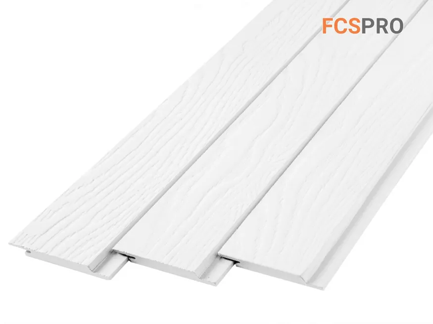 Фиброцементный сайдинг FCSPRO Click Shtil F01 (Белый минерал) купить в Тольятти
