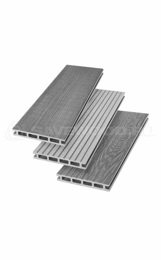 Террасная доска ДПК SaveWood, SW Carpinus (R), Пепельный купить в Тольятти