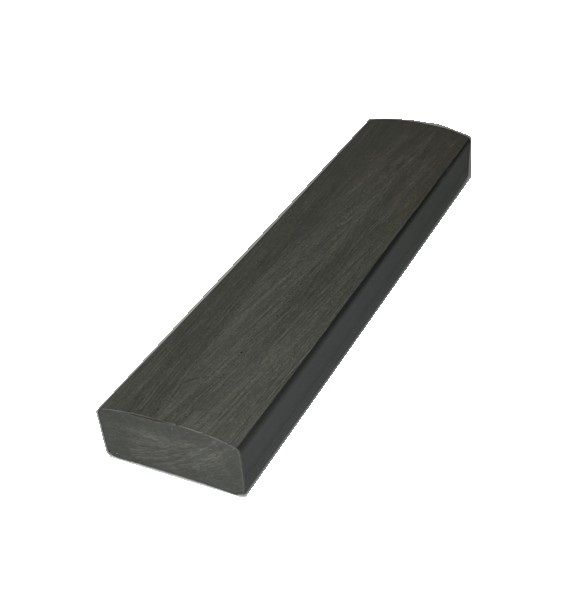 Лавочный брус Ecodecking Некст полнотелый брашированный, Графит купить в Тольятти
