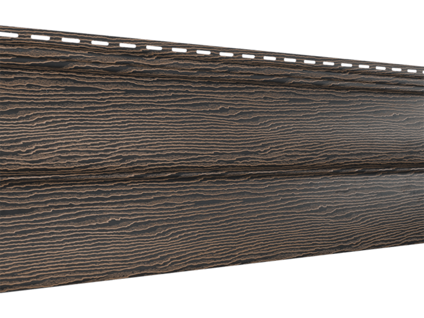 Виниловый сайдинг Ю-пласт TimberBlock Дуб, Мореный купить в Тольятти