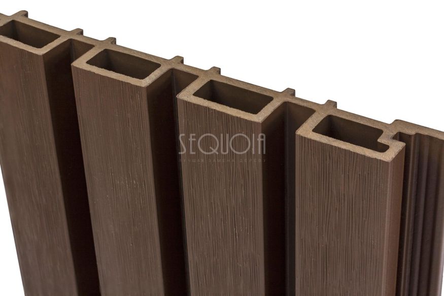 Доска фасадная SEQUOIA co-extrusion Коричневая купить в Тольятти