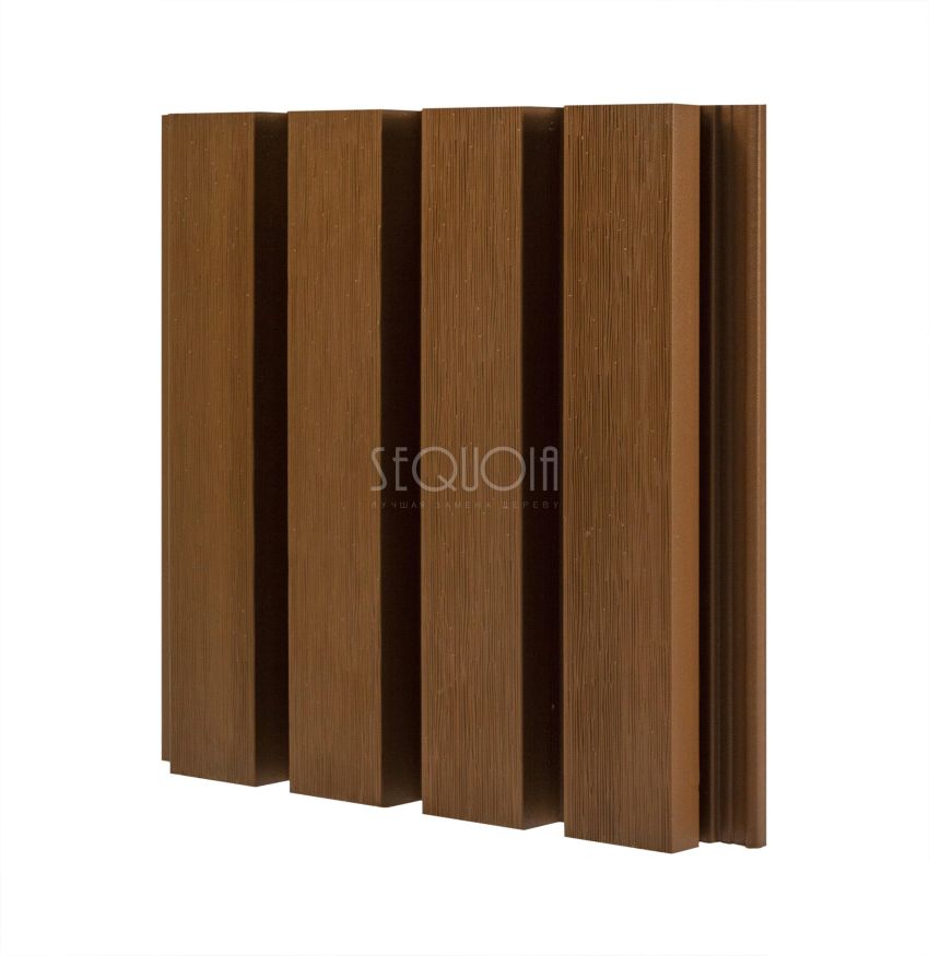 Доска фасадная SEQUOIA co-extrusion Светло-коричневая купить в Тольятти