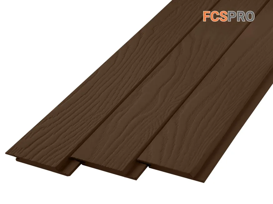 Фиброцементный сайдинг FCSPRO Click Shtil F21 (Коричневая глина) купить в Тольятти