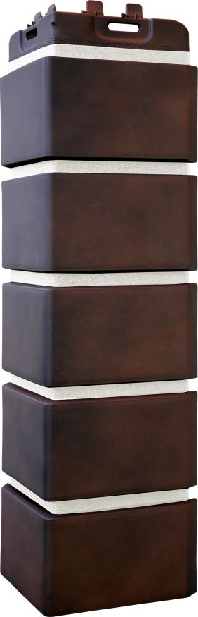 Угол наружный Grand Line, Клинкерный кирпич Design Plus, Кофе с белым швом купить в Тольятти