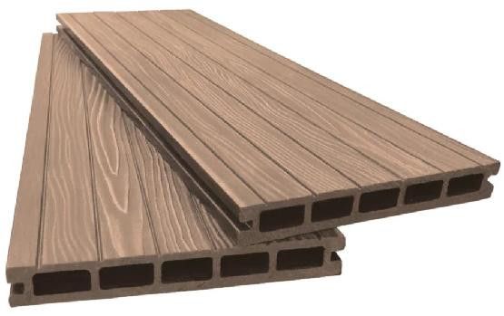 Террасная доска ДПК 3D Ай-Техплас 160x22, цвет какао купить в Тольятти
