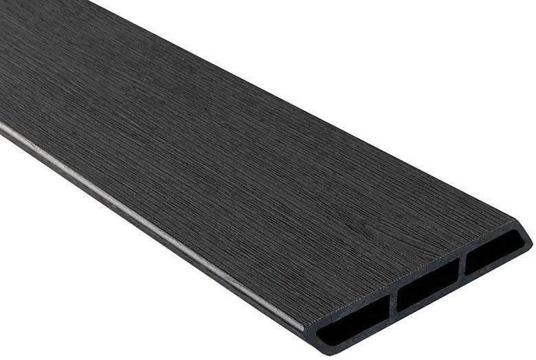 Доска Ромбус 3D ДПК Outdoor STORM BLACK черного цвета купить в Тольятти