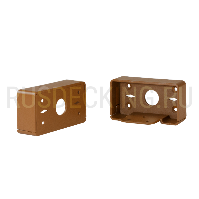 Комплект крепления перил прямое RusDecking Unodeck Орех купить в Тольятти