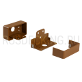 Комплект крепления перил прямое RusDecking Unodeck Орех купить в Тольятти