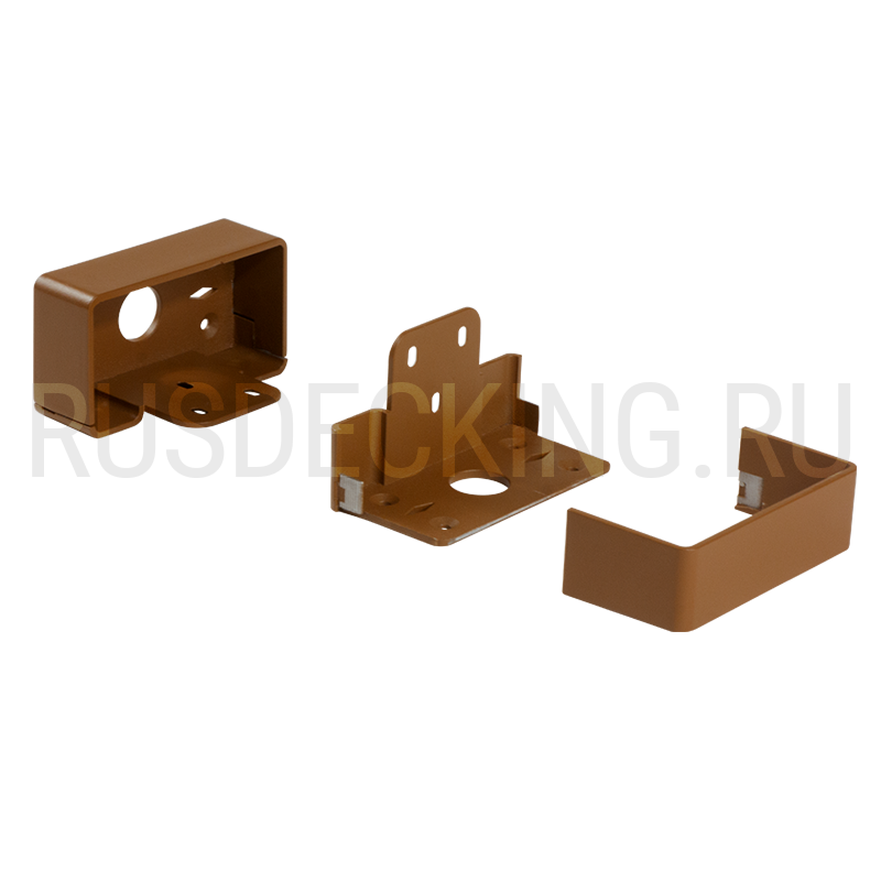 Комплект крепления перил прямое RusDecking Unodeck Орех купить в Тольятти