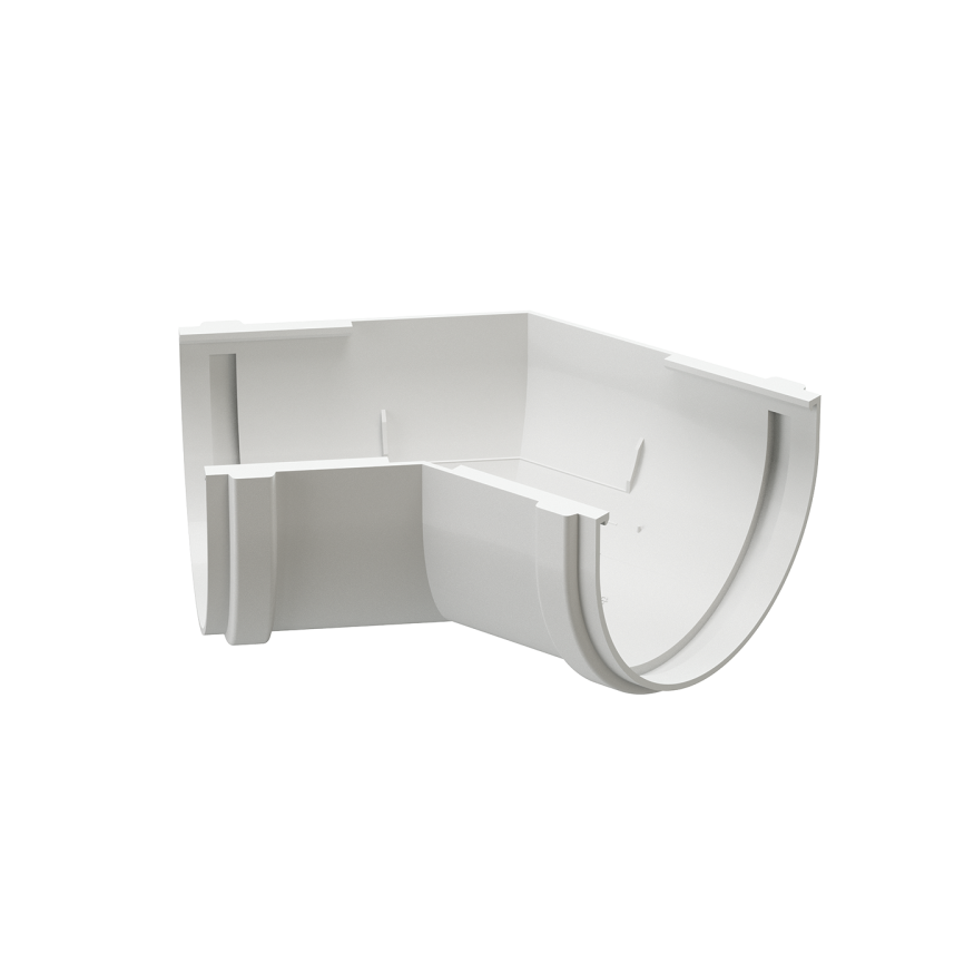 Угол желоба 135°, Docke Premium, цвет Пломбир купить в Тольятти