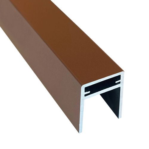 Алюминиевый П-профиль EasyDecking Коричневый купить в Тольятти