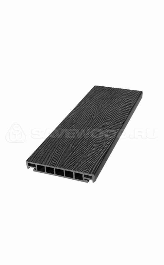 Террасная доска ДПК SaveWood, SW Salix (S) (R), Черный купить в Тольятти