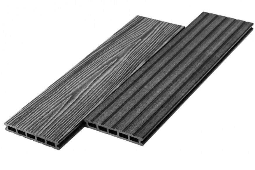 Террасная доска ДПК RusDecking Unodeck Mogano - Графит купить в Тольятти