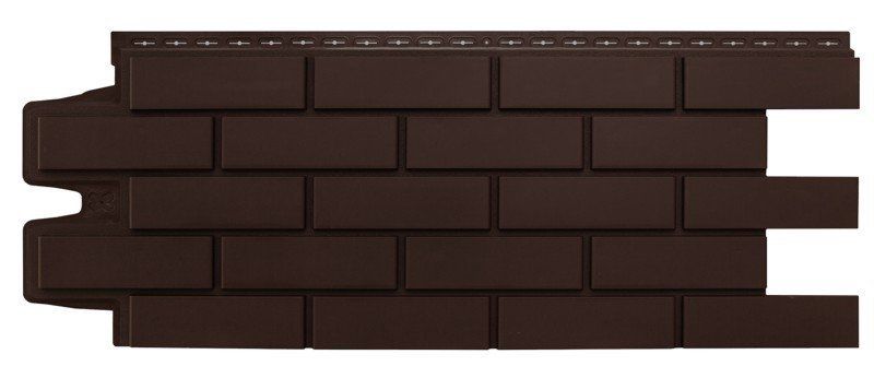Фасадные панели Grand Line, Клинкерный кирпич Classic, Шоколадный купить в Тольятти