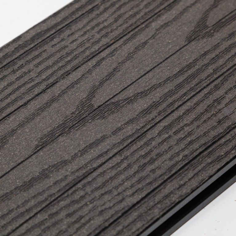Террасная доска Ecodecking Техно плюс Графит купить в Тольятти