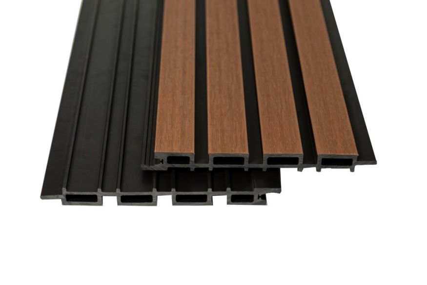 Реечная фасадная панель Ecodecking Скай Коэкструзия Тик купить в Тольятти