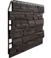 Фасадная панель Fineber, 3D Скол, Тёмный коричневый купить в Тольятти