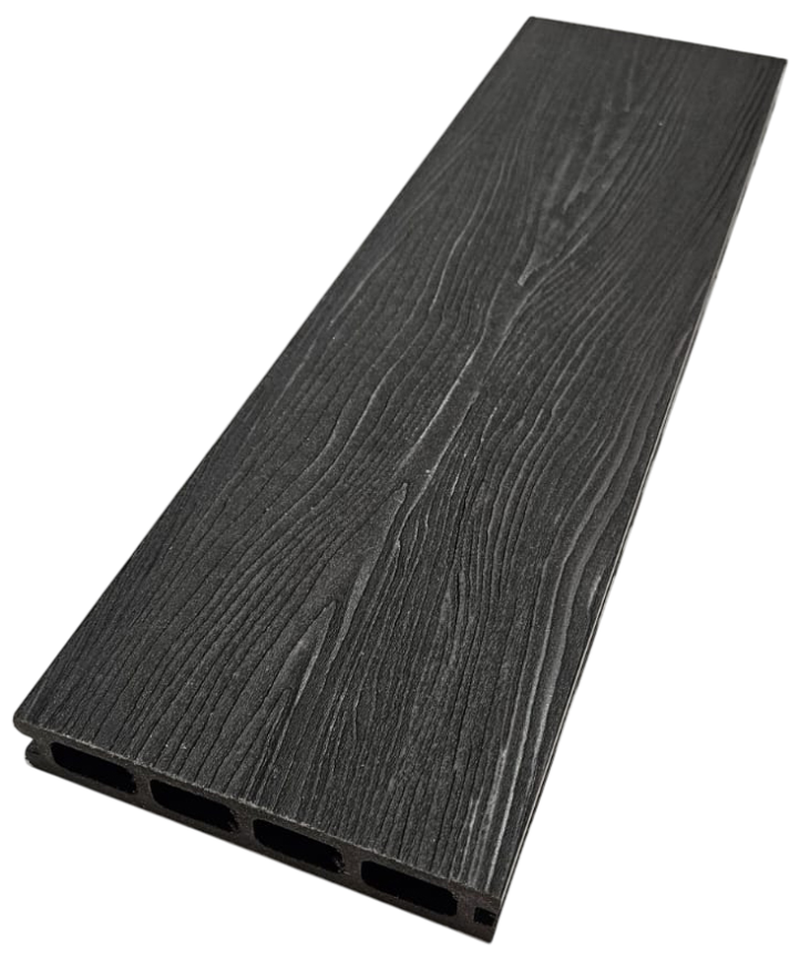 Террасная доска ДПК NanoWood 3D Double Антрацит купить в Тольятти