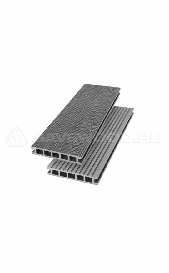 Террасная доска ДПК SaveWood, SW Ornus (R), Пепельный купить в Тольятти