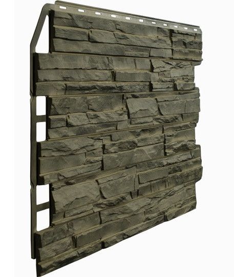 Фасадная панель Fineber, Скол 3D, Цвет Дымчатый купить в Тольятти