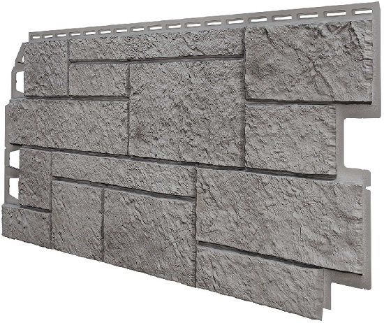 Фасадная панель VOX Sandstone (Сандстоун) светло-серого цвета купить в Тольятти
