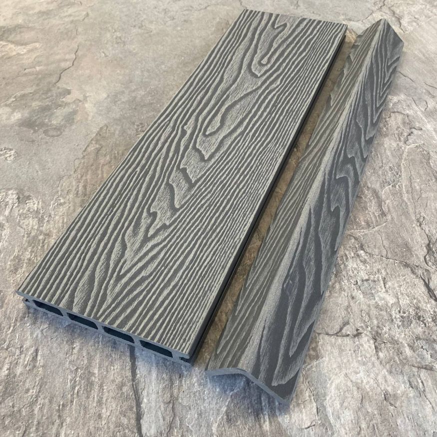 Террасная доска ДПК EasyDecking, Wood-X, Серый купить в Тольятти