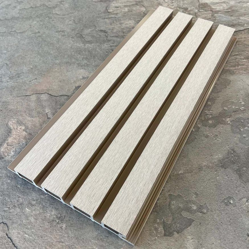 Фасадная реечная панель EasyDecking, Wood-X, Бежевый купить в Тольятти