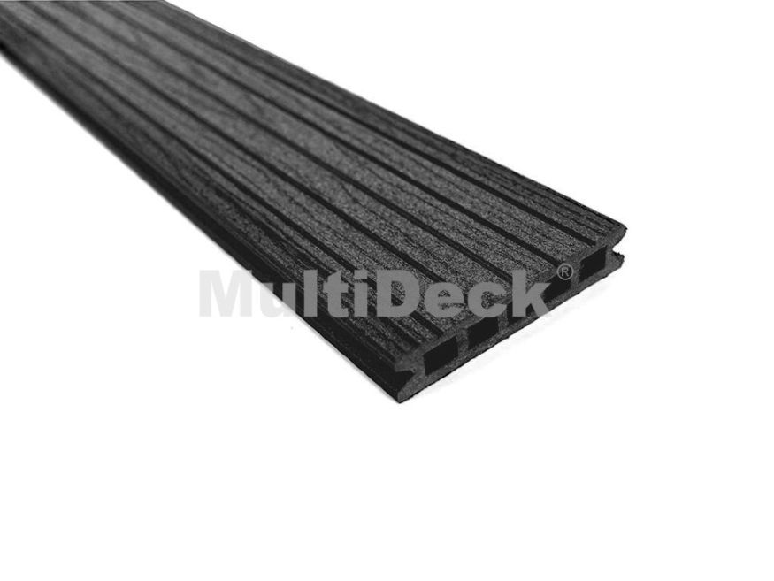 Террасная доска из ДПК MultiDeck Pro Цвет: Черный бархат купить в Тольятти