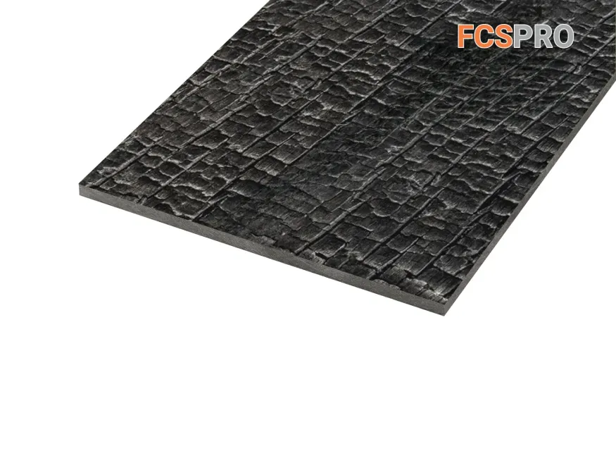 Фиброцементная панель FCSPRO Decor Wood Угольное купить в Тольятти