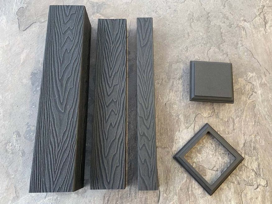 Перила для ограждений из ДПК EasyDecking, Wood-X, Черное дерево купить в Тольятти