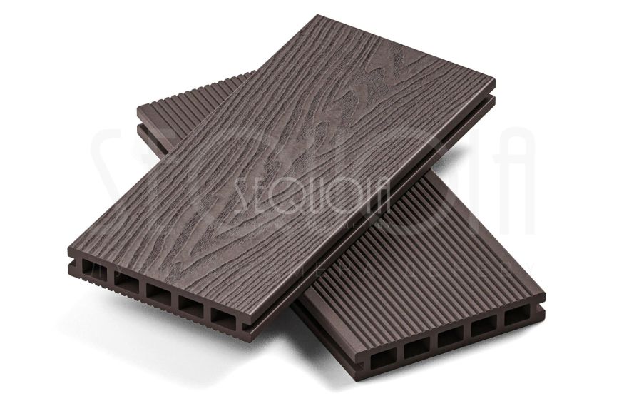 Доска террасная ДПК 3D SEQUOIA Evolution BROWN купить в Тольятти