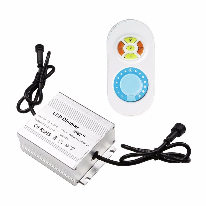LED Диммер IP67 с дистанционным управлением до 60W Woodvex купить в Тольятти