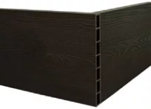 Доска для грядок и клумб из ДПК 3D NauticPrime 30х300х2950 в цвете Венге.