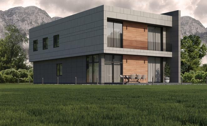 Фиброцементный сайдинг Roofas COLOR Line Светло-серый купить в Тольятти