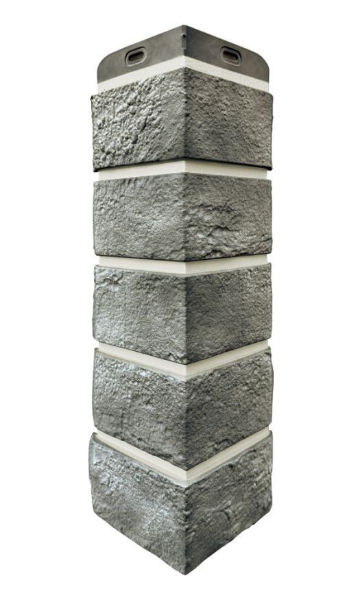 Угол наружный Grand Line, Состаренный кирпич Design Plus, Гранит (Белый шов) купить в Тольятти