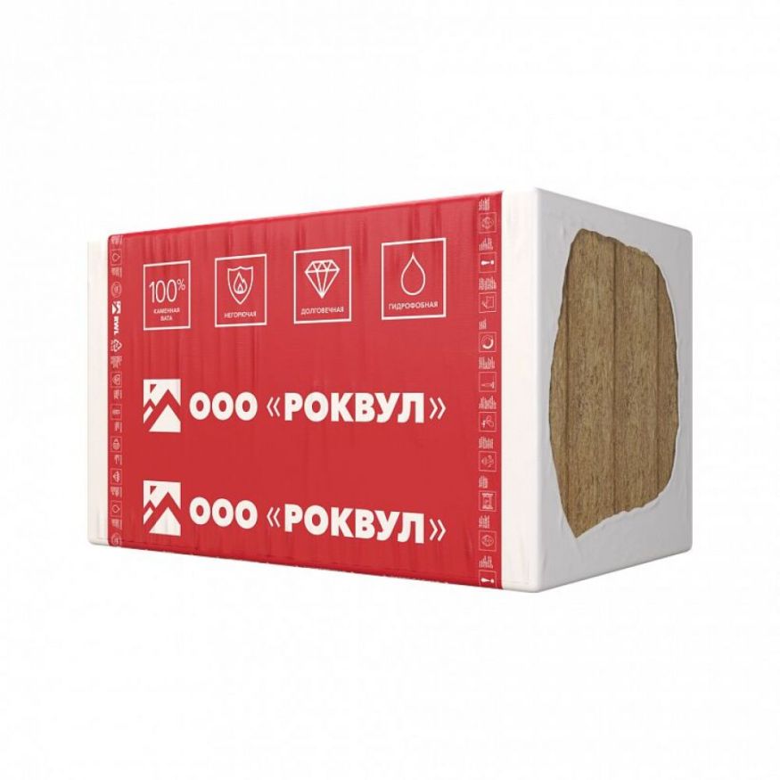 Утеплитель Rockwool ВЕНТИ БАТТС Д Оптима 150х600х1000/4шт/2.4м2/0.36м3 (16упак/палл) Rockwool купить в Тольятти