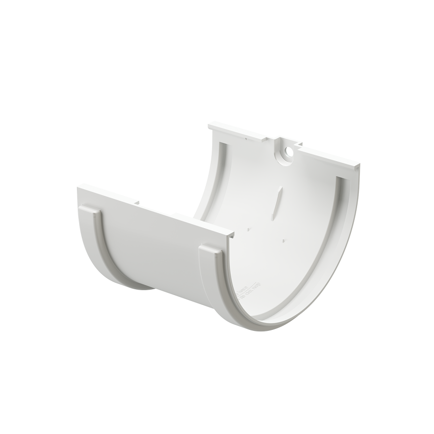Соединитель для желобов Docke Standard, белый цвет. купить в Тольятти