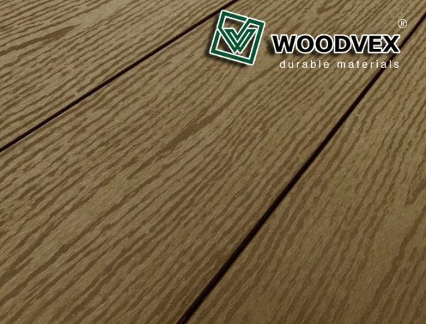 Террасная доска WOODVEX Select из ДПК цвета Кофе купить в Тольятти