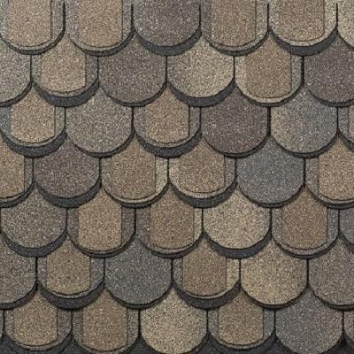 Трехслойная ламинированная черепица Shinglas, Атлантика, цвет Мадейра купить в Тольятти