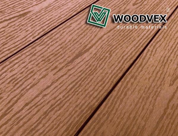 Террасная доска WOODVEX Select из ДПК в цвете Терракота купить в Тольятти