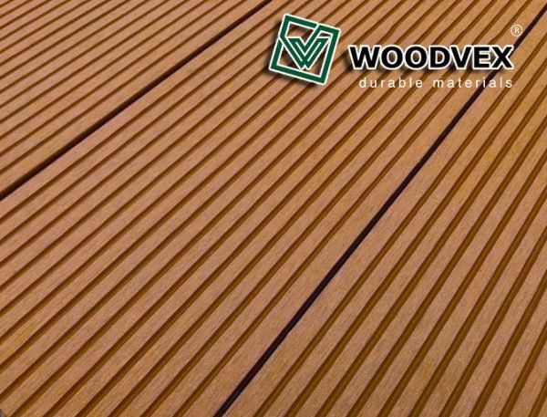 Террасная доска WOODVEX Select из ДПК в цвете Терракота купить в Тольятти