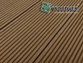 Террасная доска WOODVEX Select из ДПК темно-коричневого цвета купить в Тольятти