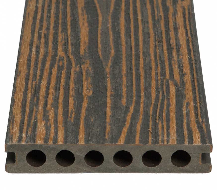 Террасная доска из ДПК CM Decking Zebrano, Графит (под заказ) купить в Тольятти